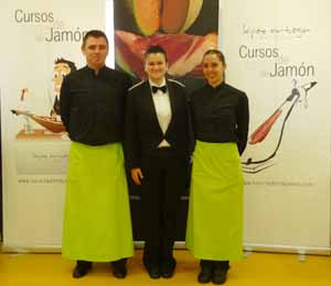 Finalistas del Concurso de cortadores de jamón